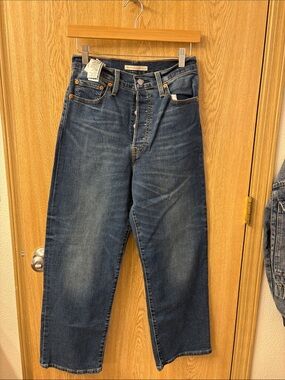 Levi's Dark Blue Straight-Leg Jeans